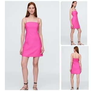 GAP Linen-Blend Mini Dress